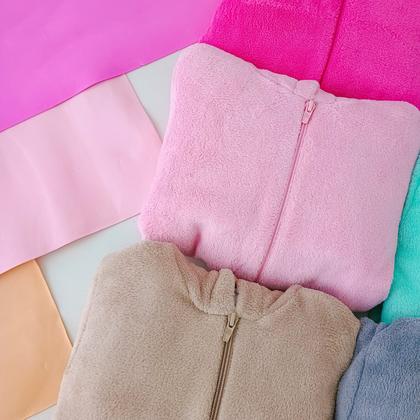 Imagem de Conjunto Infantil Inverno em Soft com Capuz Menino ou Menina Tamanhos 1 ao 8