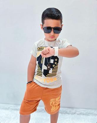 Imagem de Conjunto Infantil Juvenil Masculino Bermuda e Camiseta Verão