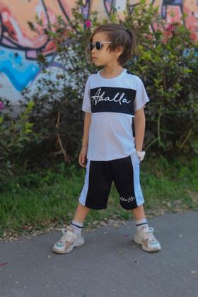Imagem de Conjunto Infantil Juvenil Masculino Bermuda e Camiseta Verão