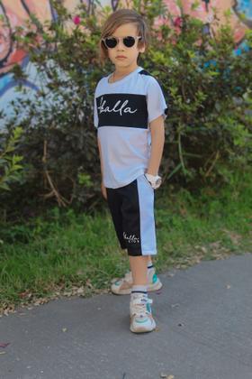 Imagem de Conjunto Infantil Juvenil Masculino Bermuda e Camiseta Verão