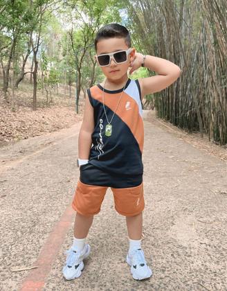 Imagem de Conjunto Infantil Juvenil Masculino Bermuda e Camiseta Verão