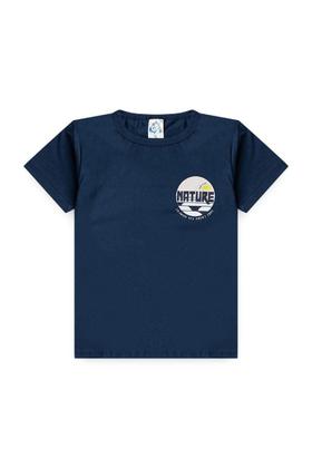 Imagem de Conjunto Infantil Juvenil Verão Menino Camiseta 100 Algodão Bermuda Confortável Com Elástico