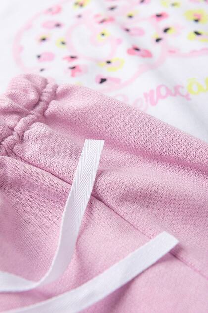 Imagem de Conjunto Infantil Juvenil Verão Roupa Menina Blusa Meia Malha Algodão Shorts Moletinho Confortável