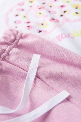 Imagem de Conjunto Infantil Juvenil Verão Roupa Menina Blusa Meia Malha Algodão Shorts Moletinho Confortável