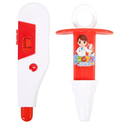 Imagem de Conjunto Infantil Kit Médico Doutor Com Estetoscópio Bisturi E Acessórios Azul Para Menino