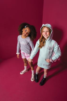 Imagem de Conjunto Infantil Kukie Inverno com Shorts Hello Tie Dye