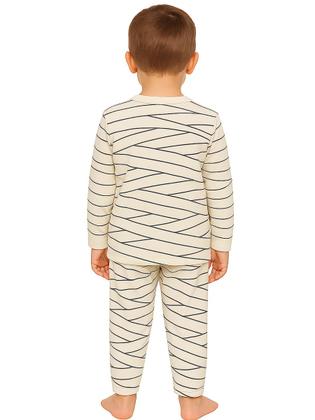 Imagem de Conjunto Infantil Manga Longa Temático Fantasia Múmia Com Camiseta e Calça