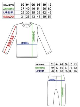 Imagem de Conjunto Infantil Manga Longa Temático Fantasia Múmia Com Camiseta e Calça