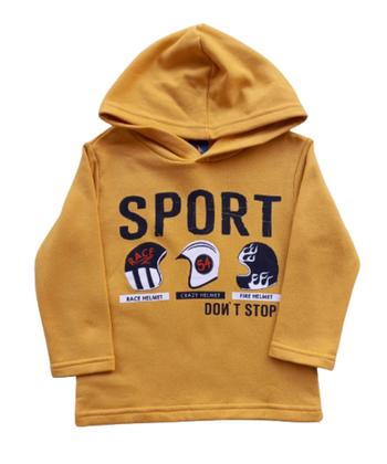 Imagem de Conjunto Infantil Masculino Blusão ML + Calça Moletom Pipa