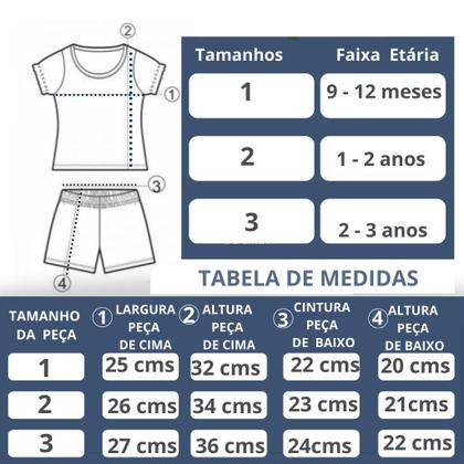 Imagem de Conjunto Infantil Masculino Camiseta em meia malha e Bermuda em moletinho Devore 11689.2