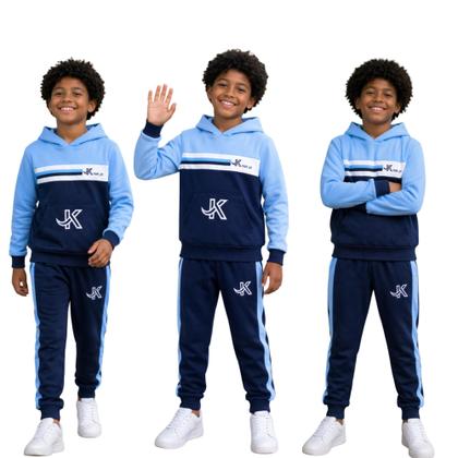 Imagem de Conjunto infantil masculino de frio roupa de inverno para crianças menino roupa de frio infantil