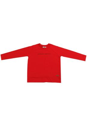 Imagem de Conjunto Infantil Masculino Inverno  GAN-K Calça + Blusa Cor:Vermelho-Cinza ClaroTamanho:8Modelo:GKCJ03M