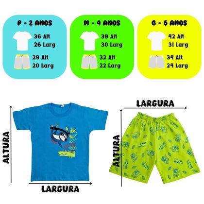 Imagem de Conjunto Infantil Masculino Menino Aventureiro