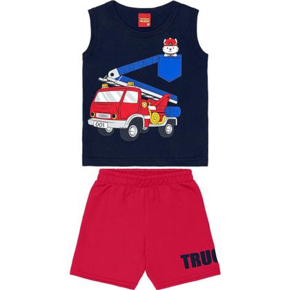 Imagem de Conjunto Infantil Masculino Regata + Bermuda Kyly