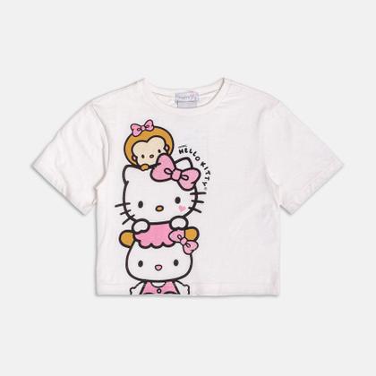 Imagem de Conjunto Infantil Menina Blusa/Saia Tule Hello Kitty Momi