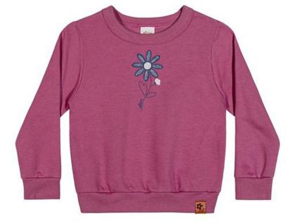 Imagem de Conjunto Infantil Menina Blusão Moletom e Saia em Tule Com Short Embutido Elian