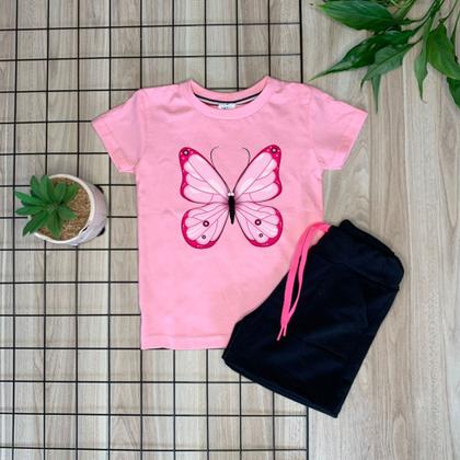 Imagem de Conjunto infantil menina borboleta