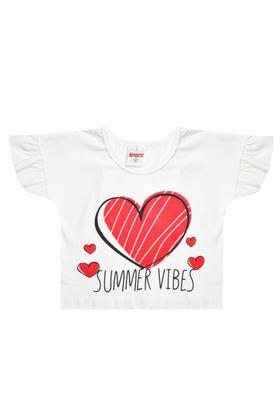 Imagem de Conjunto Infantil Menina Cropped com Saia Summer Vibes