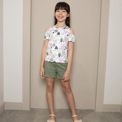 Conjunto Infantil Menina Floresta - Kiki & Mily Imagem de Conjunto Infantil Menina Floresta