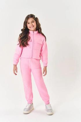 Imagem de Conjunto Infantil Menina Jaqueta Calça Glitter Cinti