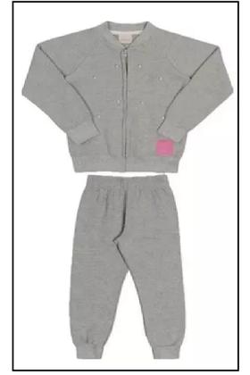 Imagem de Conjunto Infantil Menina Jaqueta E Calça Em Gorgurinho