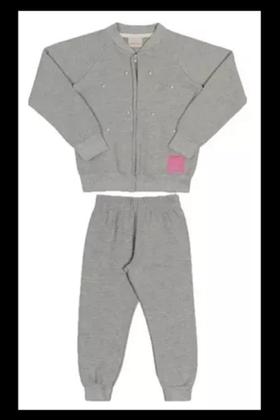 Imagem de Conjunto Infantil Menina Jaqueta E Calça Em Gorgurinho