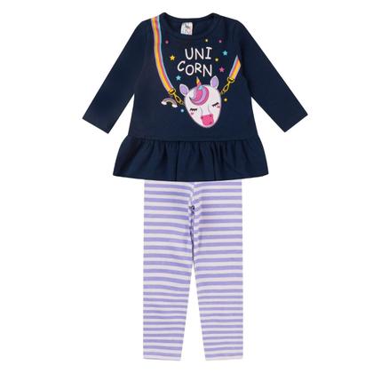 Imagem de Conjunto Infantil Menina Meia Estação Juvenil Feminino Barato