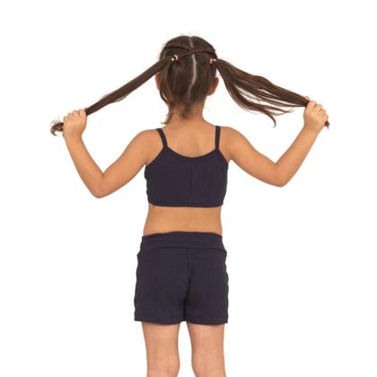 Imagem de Conjunto infantil menina shorts saia e top  juvenil 4 ao 16  Lavin Basic 18-A