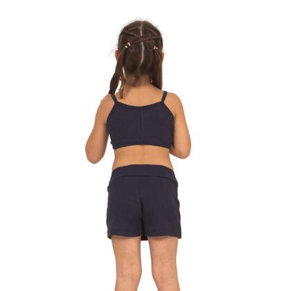 Imagem de Conjunto infantil menina shorts saia e top  juvenil 4 ao 16  Lavin Basic 18-A