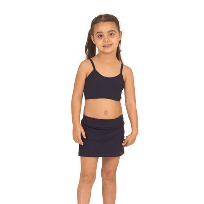 Imagem de Conjunto infantil menina shorts saia e top  juvenil 4 ao 16  Lavin Basic 18-A