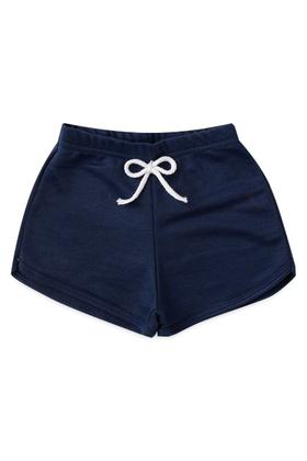 Imagem de Conjunto Infantil Menina Verão Blusa Gatinha Meow com Shorts Moletinho Roupa Infantil Feminina