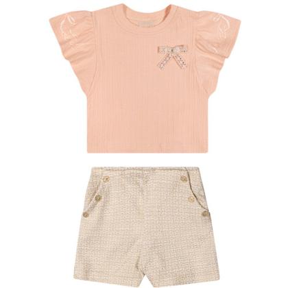 Imagem de Conjunto Infantil Menina Verão Delicado Rosê - Angerô