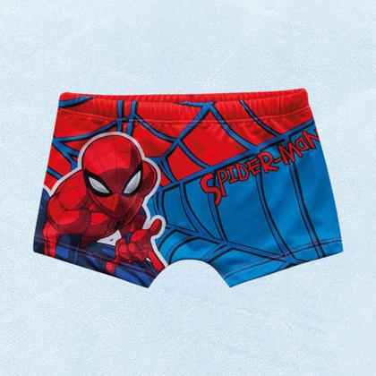 Imagem de Conjunto Infantil Menino Blusa E Sunga Proteção Solar UV50+ Homem Aranha Licenciado Tam 2 a 3 - Fakini