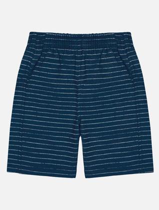 Imagem de Conjunto Infantil Menino Camisa Polo E Bermuda Listrada Bege Divertto