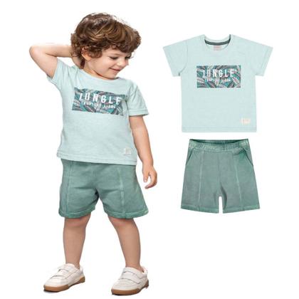 Imagem de Conjunto Infantil Menino Camiseta Bermuda VD Colorittá