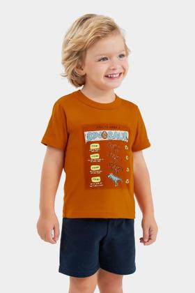 Imagem de Conjunto Infantil Menino Camiseta e Bermuda Elian