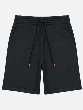 Imagem de Conjunto Infantil Menino Camiseta Listras E Bermuda Chumbo Divertto