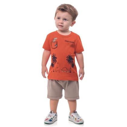 Imagem de Conjunto Infantil Menino Kamylus Dino T-Rex