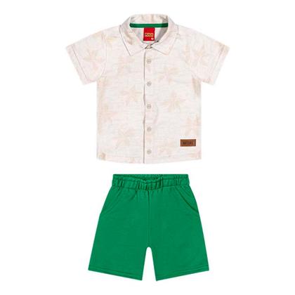 Imagem de Conjunto Infantil Menino Kyly Verao Camisa E Bermuda 1000591