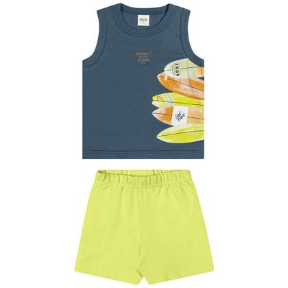 Imagem de Conjunto Infantil Menino Regata e Bermuda Elian