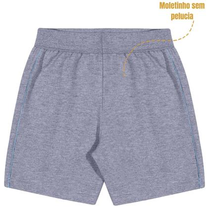 Imagem de Conjunto Infantil Menino Regata Machão Bermuda 3 4 5 Anos