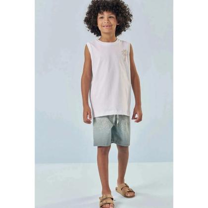 Imagem de Conjunto Infantil Menino Regata Meia/Malha e Bermuda Nylon Ergonomic c/Elastano -LucBoo