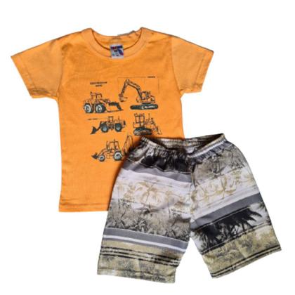 Imagem de Conjunto Infantil Menino Tamanho 01- Trator