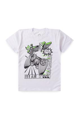 Imagem de Conjunto Infantil Menino Verão Camiseta Gamer Bermuda Rajada Moletinho Confortável Casual