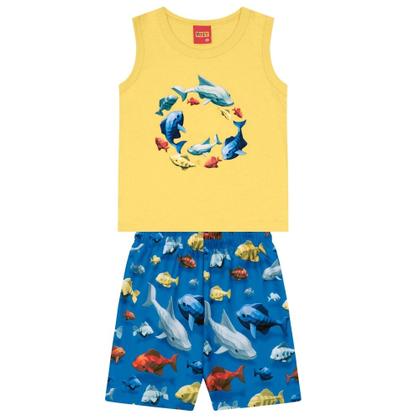 Imagem de Conjunto Infantil Menino Verão Regata e Bermuda Kyly 1000358