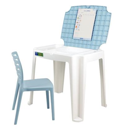 Imagem de Conjunto Infantil Mesa e Cadeira Beni Azul Tramontina