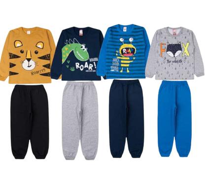 Imagem de Conjunto Infantil Moletom Menino 1 a 8 Masculino