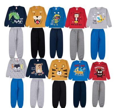 Imagem de Conjunto Infantil Moletom Menino 1 a 8 Masculino