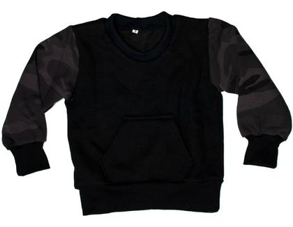 Imagem de Conjunto Infantil Moletom Menino Inverno Camuflado