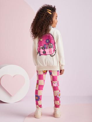 Imagem de Conjunto Infantil Momi Inverno Legging e Moletom Mochilinha